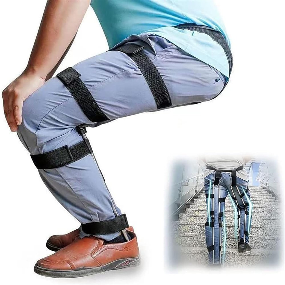 Happymiss Wearable Chair Exoskeleton Levitation Seat, Invisible Chair Wearable Exoskeleton Human Wearable Seat, Anywhere Camping Folding Stool Withstands 330lbs,XL, X-Large