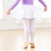 White Toddler Girls Ballet Skirts Pull on Kids Dance Skirt for Leotards view 2