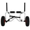 YXCUSAM Kayak Trolley, Canoe Cart, Multi-Purpose Paddle Board Transport Trailer, Suitable for Outdoor, Seaside view 1