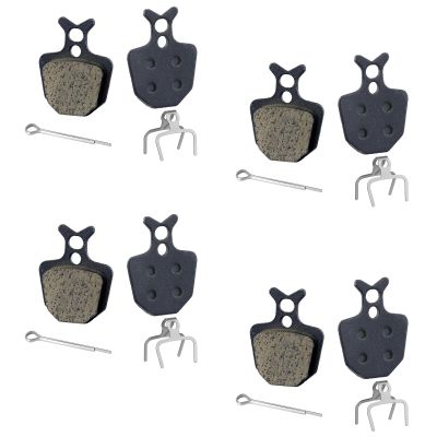 4 Pairs Bike Brake Pads, Excellent Performance Mountain Bike Disk Brake Pads Replacement Compatible with Giant DA6 DA7 DA8, for Formula The One ORO K18 K24