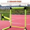 CMYUN Small Agility Hurdles Trainer Set, 10-60cm Adjustable Training Hurdles for Kid, Portable PVC Track & Field Hurdles, for Horse Dog Jump Training(5pcs) view 3