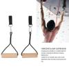 TUEQE Fitness Rings, Wooden Gymnastic Rings Portable Pull Up Handles Arm Strength Trainer with Storage Bag for Outdoor Home Gym for Crossfit Strength Workout Training Pull Ups view 4