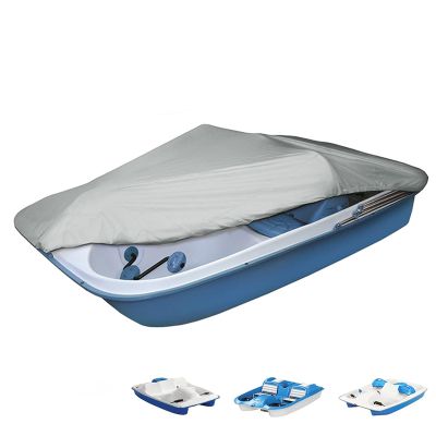 112.6" L X48 W Paddle Boat Protector,420D Pedal Boat Covers Waterproof Sun Dustproof UV Resistant Paddle Boat Cover Paddle Board Covers for Outdoor Storage(Gray)