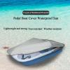 112.6" L X48 W Paddle Boat Protector,420D Pedal Boat Covers Waterproof Sun Dustproof UV Resistant Paddle Boat Cover Paddle Board Covers for Outdoor Storage(Gray) view 3
