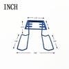 Gloperti Tennis Racket holder Metal Wall Mounted Tennis Racket Storage Rack For Tennis Badminton Paddel Racket And Tennis Balls Black Colour view 3