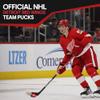 Green Biscuit 4-Pack Snipe New 2.0 Off Ice Hockey Pucks with 1 NHL Puck, Street Hockey Puck for Stickhandling and Shooting Practices - Official (Detroit Red Wings) view 2