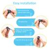 2 Pcs Rechargable Clip on Clog Headlights Lights Flashlights for Shoe,Waterproof Hands Free Flashlights with 3 Light Modes,Clip on Shoe Light Attachment Charm, Accessories for Camping,Cycling,Walking view 4