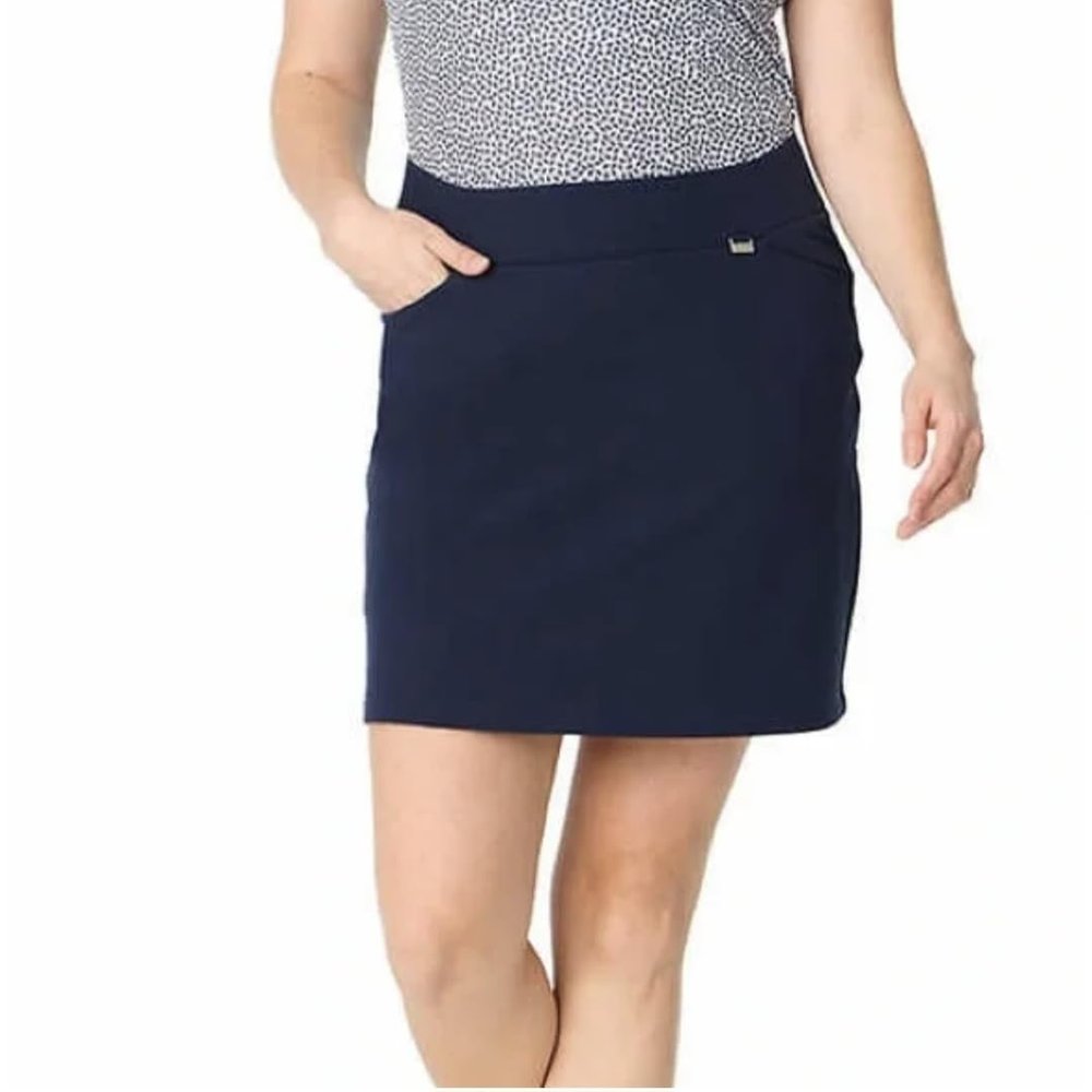 Greg Norman Skorts for Woman - Tennis Skorts - Golf Skorts (Blue, L), Large Short