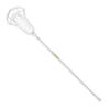 STX Crux Pro Women's Complete Elite Lacrosse Stick, White, Strung with White Lock Pocket, 7/8" Crux Pro Handle view 1