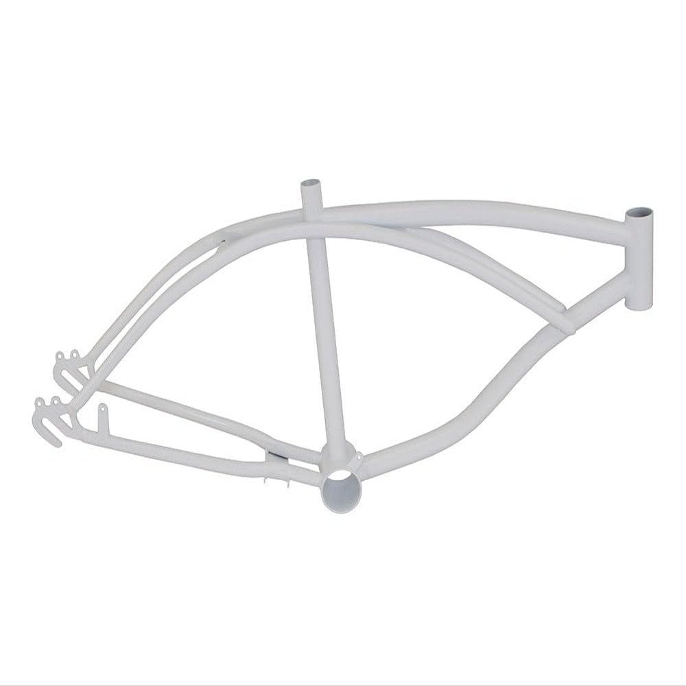 Lowrider Bike 20 Frame White.Bike Parts.Bicycle Parts