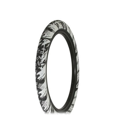 Lowrider Bike Tire 20 x 2.35 Fire Ball White R-4602Bike Parts.Bicycle Parts