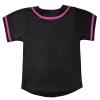 babyhealthy Kids Baseball Jersey Button Down Hip Hop Personalized Sport T Shirts Tops for Boys White view 3