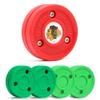 Green Biscuit 4-Pack Off Ice Hockey Pucks - 2 Original Passer and 2 Snipe New 2.0 Puck, Street Hockey Puck for Passing, Stickhandling and Shooting, Plus 1 NHL Puck-Official (Chicago Blackhawks) view 1