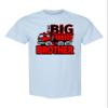 5T Light Blue Toddler Big Brother Red Dump Truck Toddler T-Shirt view 4