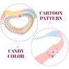 Mipcase Adjustable Kids Swimming Goggles Heart Shaped Goggles for Children Anti- Durable Kids Swim Eyewear Cartoon Design view 3