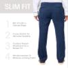 Calvin Klein Men's Slim Fit Dress Pants | Suit Pants for Men | Stretch Comfort Fabric, Tailored Silhouette, Wrinkle-Resistant, Ready-to-Wear | Blue 38/30 view 4