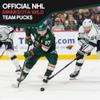 Green Biscuit 4-Pack Snipe New 2.0 Off Ice Hockey Pucks with 1 NHL Puck, Street Hockey Puck for Stickhandling and Shooting Practices - Official (Minnesota Wild) view 2