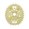 Lowrider Bike Aztec Steel Chainring 1/2 X 1/8 36t Gold.Bike Parts.Bicycle Parts view 1