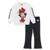 Disney Minnie Mouse Girls Sweatshirt and Flared Legging Pants Set for Infant to Toddlers view 1