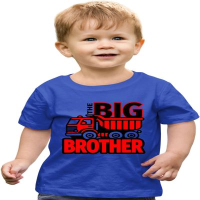 4T Royal Toddler Big Brother Red Dump Truck Toddler T-Shirt
