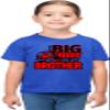 4T Royal Toddler Big Brother Red Dump Truck Toddler T-Shirt view 2