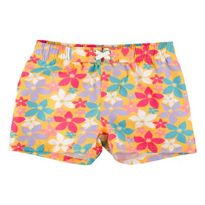 RUGGEDBUTTS Boys UPF50+ Sun Protection Fruits & Florals Swim Trunks - Endless Summer Floral, 3-6m