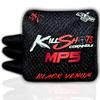 Killshots Cornhole | MP5 Series | Limited Snakeskin Edition | 2024 ACL Pro Certified Cornhole Bags | Premium Quality | Dual-Speed | Durable & Weather Resistant | Set of 4 Bags (Black Venom) view 1