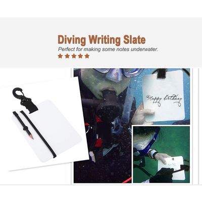 AYNEFY Water Sports Diving, Diving Accessory, Diving for Swimming Underwater Outdoor Water Sport Practical Diving Writing Slate, Water Sports