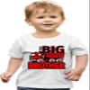 2T White Toddler Big Brother Red Dump Truck Toddler T-Shirt view 1