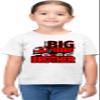 2T White Toddler Big Brother Red Dump Truck Toddler T-Shirt view 2