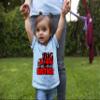 4T Light Blue Toddler Big Brother Red Dump Truck Toddler T-Shirt view 3