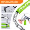Sportneer Bike Lock: 5 Digit Combination High Security Anti Theft Bike Chain Lock - 3.2/3.6/4ft Heavy Duty Resettable Keyless Bicycle Lock for Bike, Motorcycle, Scooter, Door - 6mm Thick Green view 4