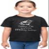 5T Black Toddler I'm Just A Bit Moody Today Funny Cow Toddler T-Shirt view 2