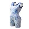 Matman USA The Blossoms Women's Wrestling Singlet (Royal/White, 3X-Small) view 1
