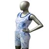 Matman USA The Blossoms Women's Wrestling Singlet (Royal/White, 3X-Small) view 2