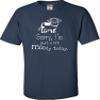 4T Navy Toddler I'm Just A Bit Moody Today Funny Cow Toddler T-Shirt view 4