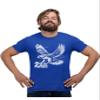 5X-Large Royal Mens Hawk with 2-AH in Talons T-Shirt view 1