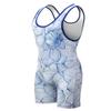 Matman USA The Blossoms Men's Wrestling Singlet (Royal/White, XX-Small) view 1