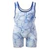 Matman USA The Blossoms Men's Wrestling Singlet (Royal/White, XX-Small) view 2