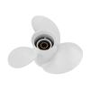 aqxreight Boat Outboard Propeller 3 Blade Aluminum Alloy 13T RH Replacement Engines Suitable Boat 10 3/8x13in, aqxreightv6mgc92png view 1