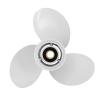 aqxreight Boat Outboard Propeller 3 Blade Aluminum Alloy 13T RH Replacement Engines Suitable Boat 10 3/8x13in, aqxreightv6mgc92png view 2