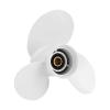 aqxreight Boat Outboard Propeller 3 Blade Aluminum Alloy 13T RH Replacement Engines Suitable Boat 10 3/8x13in, aqxreightv6mgc92png view 3