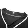 babyhealthy Kids Baseball Jersey Button Down Hip Hop Personalized Sport T Shirts Tops for Boys White view 4