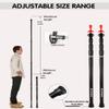 Tarp Poles Heavy Duty Adjustable, AVOFOREST Aviation Aluminum 8.7FT Tent Poles Lengthen and Thicken with Protection Cap Awning Poles Set of 4 for Hiking view 2