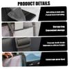 Peosaard Non-Inflatable Car Mattress,Car Back Seat Extender,4-Fold Car Sleeping Bed Backseat with Storage Bag for Truck, Fishing, Camping, Beach - 50x16 in(Black) view 4