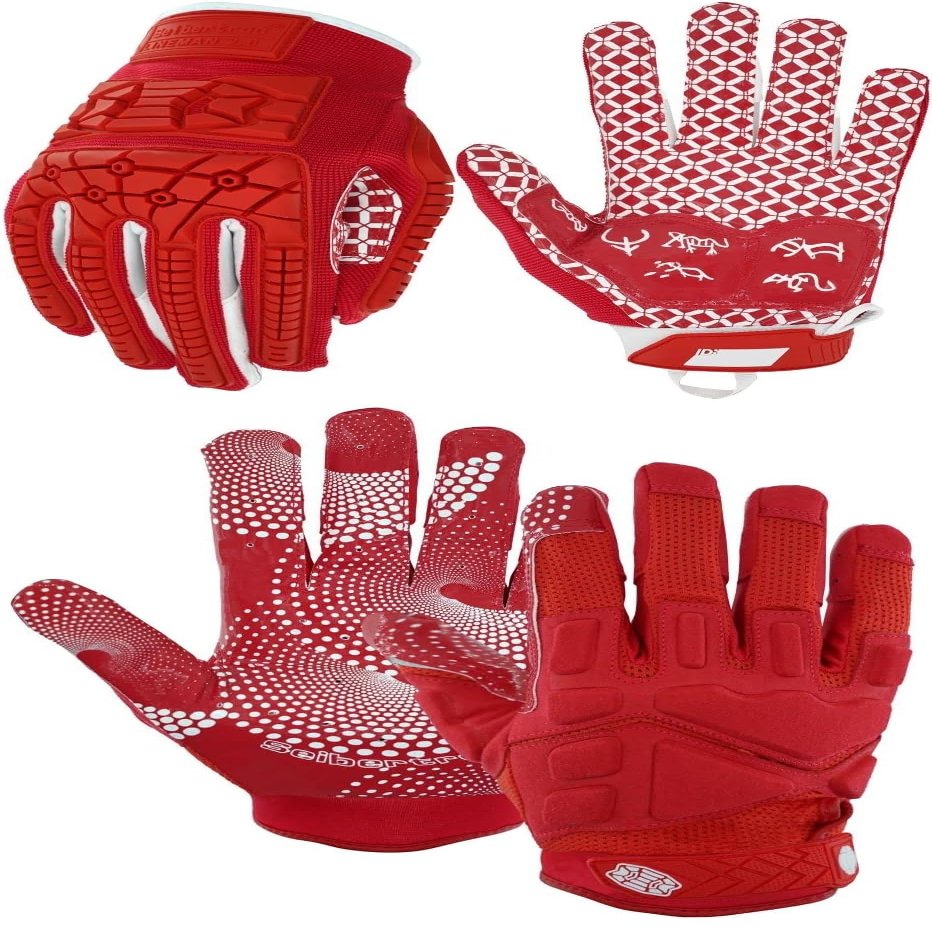 Seibertron Lineman 2.0 and G.A.R.G 2.0 Gloves Red Adult XXL