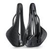 WOTAO 3D Printed Carbon Fibre Bike Saddle 3D Printed Carbon Fibre Bike Saddle Light Weight Comfort Breathable BikeSeat Shock Absorption AntiSlip Cycle Cushion, Black view 1