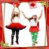 Bencailor 3 Pairs Christmas Girls Pantyhose Tights for Dance Girls Stockings Snowflake Printed Leggings Seamless Stockings(Black Red Green,5-10) view 2