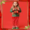Bencailor 3 Pairs Christmas Girls Pantyhose Tights for Dance Girls Stockings Snowflake Printed Leggings Seamless Stockings(Black Red Green,5-10) view 4