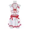 3pcs Womens Nurse Lingerie Set Sexy Bra Dress Tong Halloween Cosplay Babydoll Bedroom Party Naughty Costume Outfits view 4